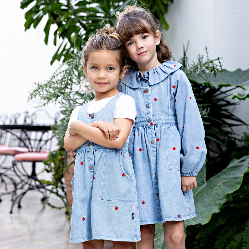 bib denim dress New Women's Casual Loose Denim Overall Dress Jean Bib Suspender Skirt Baggy  Gift