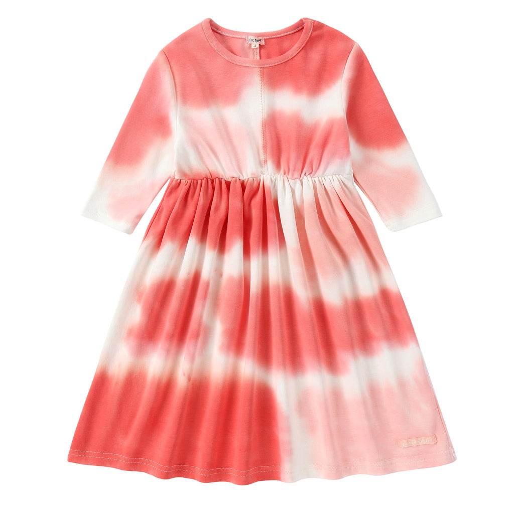 red and white tie dye dress Storeline Maxi Dress Womens Small/Medium Red White Tie Dye Asymmetrical Hem  0619