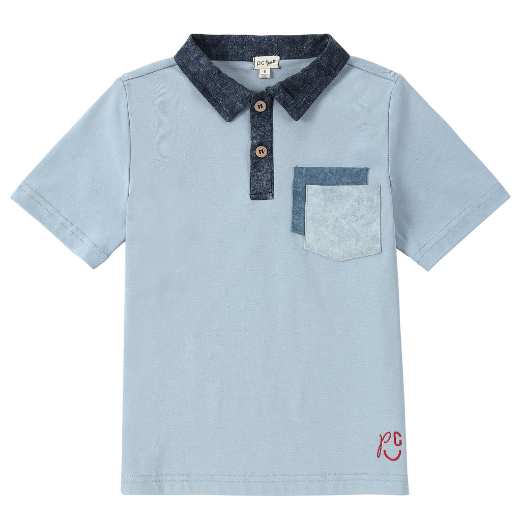 Denim Remix Polo | Petit Rack