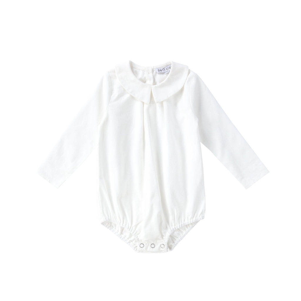 Baby White Shirt with Collar Petit Rack