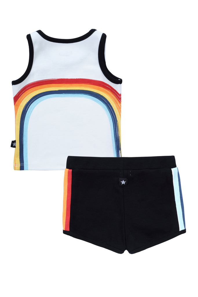 Baby Boy Rainbow Tshirt Set Petit Rack