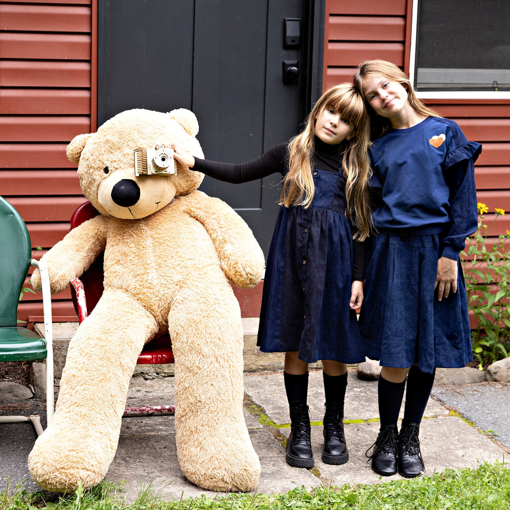 Blocked & Bold Corduroy Skirt
