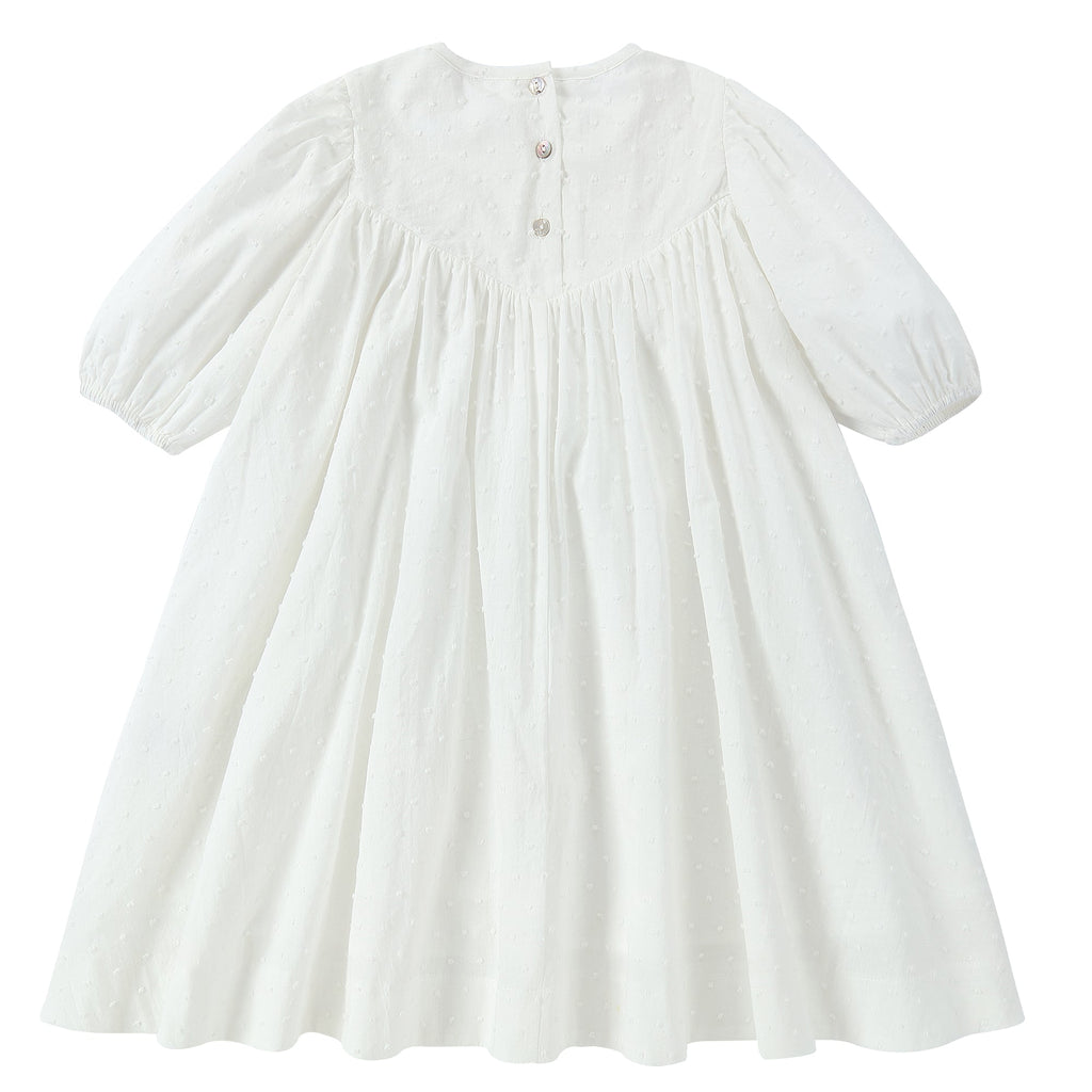 Ivory Swiss Dot Dress