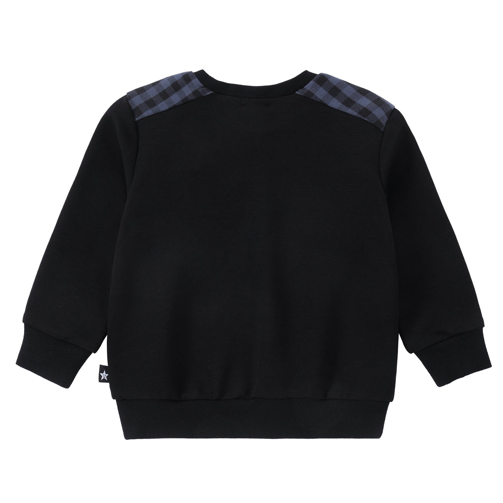 Midnight Plaid 'Adventure Awaits' Sweatshirt