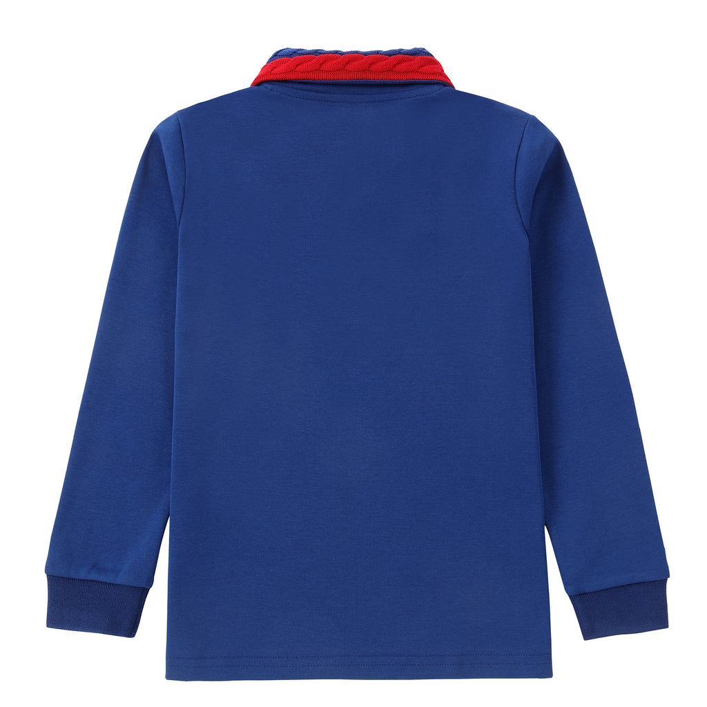 Royal Blue / Red Trim Polo