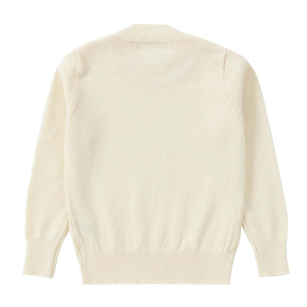 Ivory Mock Neck Sweater- Baby