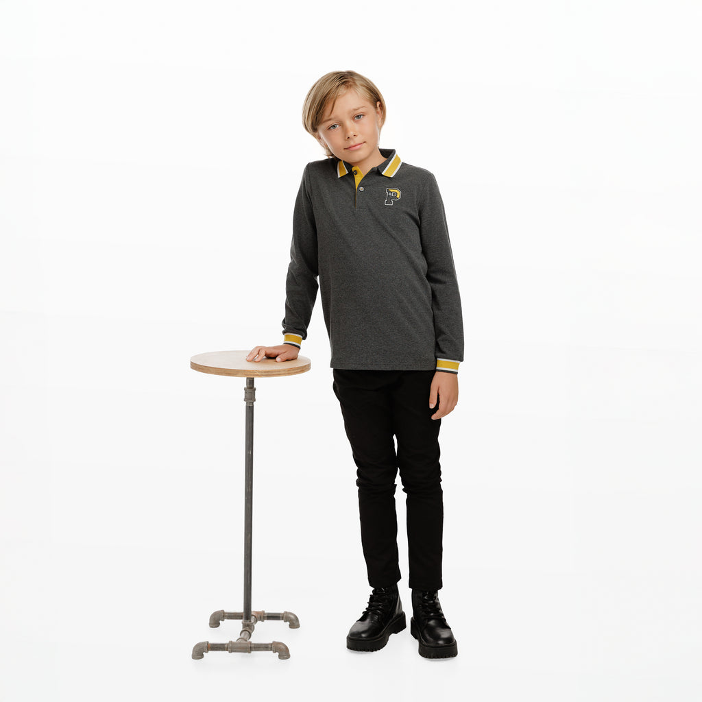 Black Patch Pocket Chino Pants