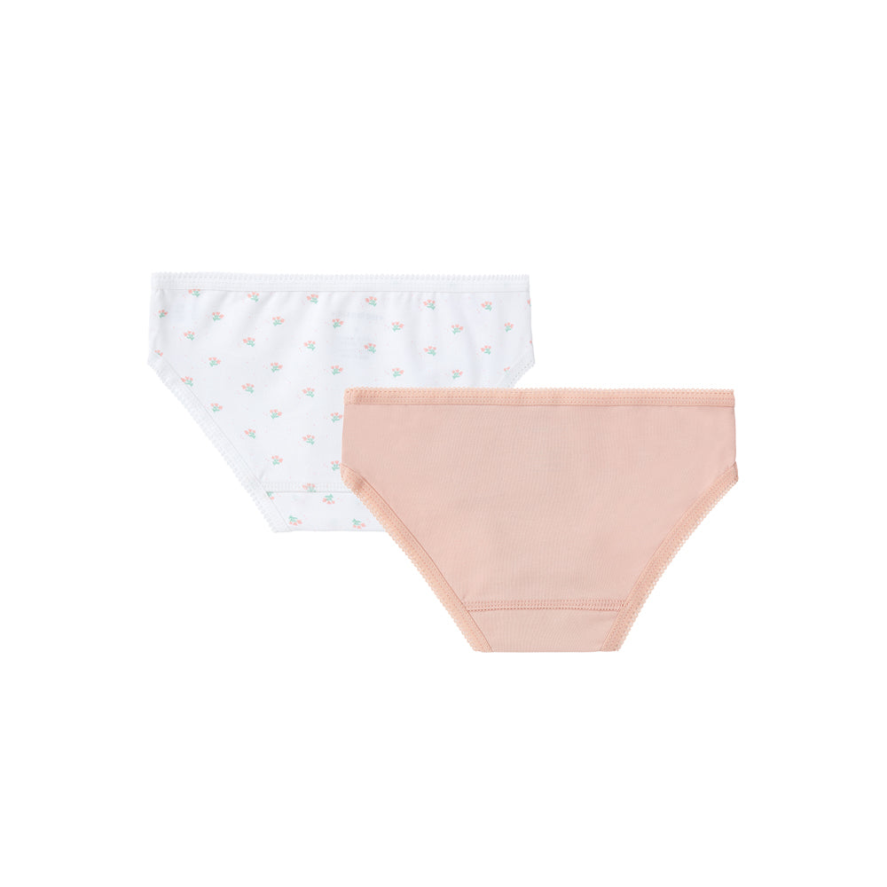Girl 2pc Panty - Flower