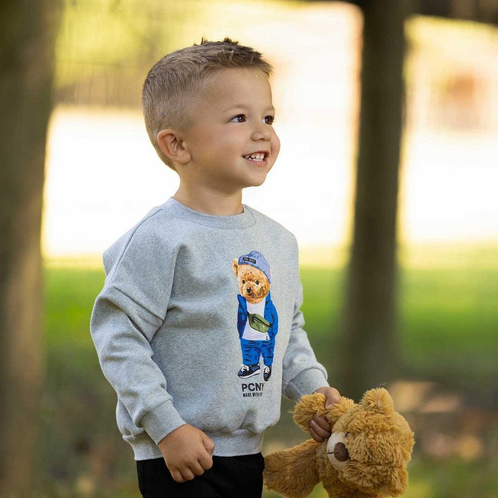 Light Grey Bear Sweatshirt