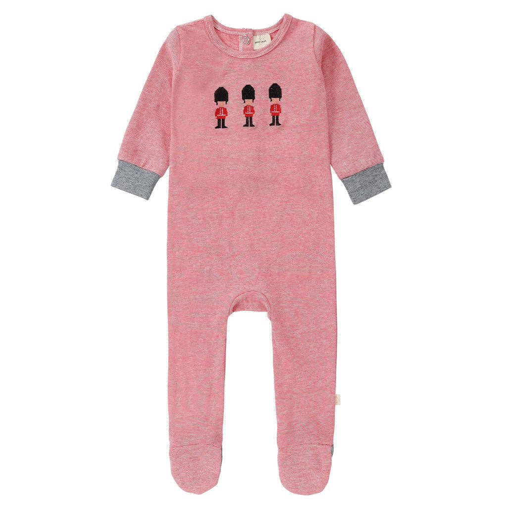 Red Toy Soldier Footie | Petit Rack
