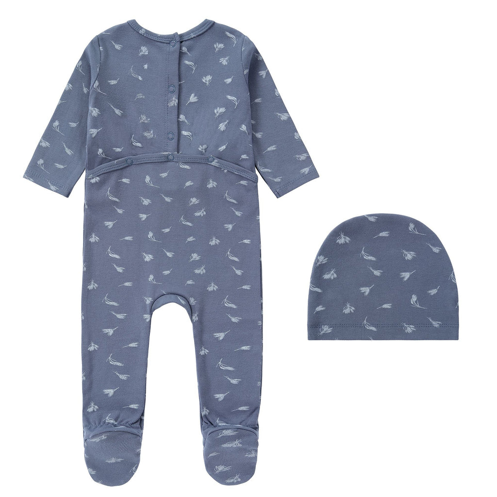 Dusty Blue Footie