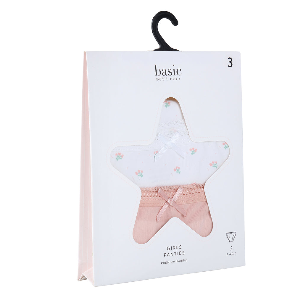 Girl 2pc Panty - Flower