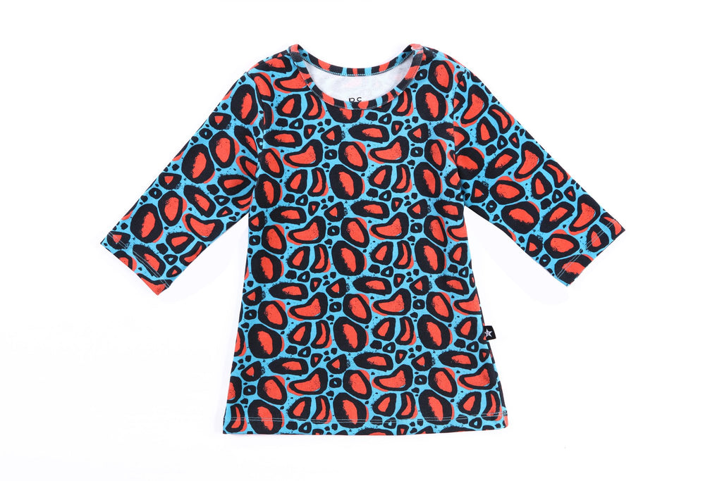 Celene Girls Tee Shirt in Leopard Print