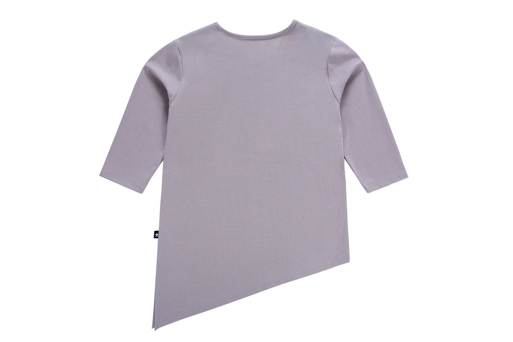 Girls' Asymetrical Top in Taupe