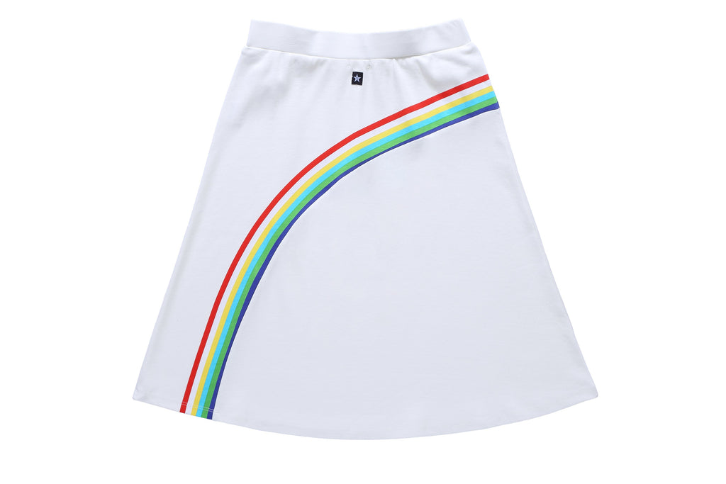 Teens' Skirt in Rainbow Print