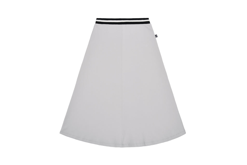Girls' Midi Skirt in Light Grey