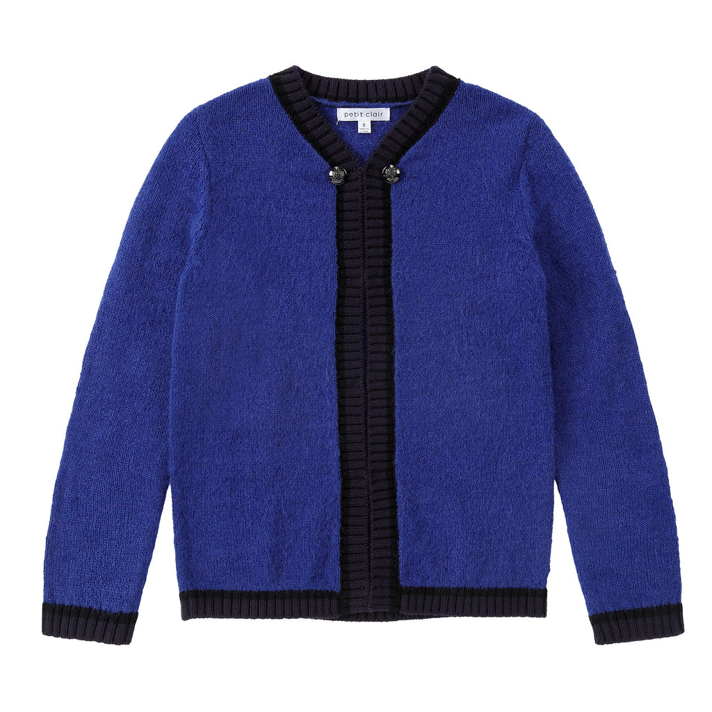 Brushed Royal Blue Cardigan