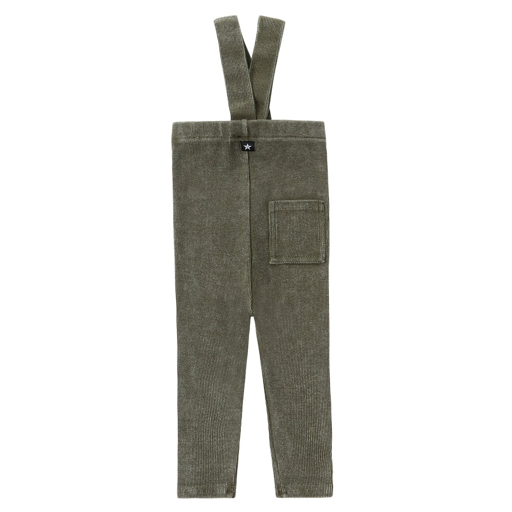 Green Wash Suspender Romper