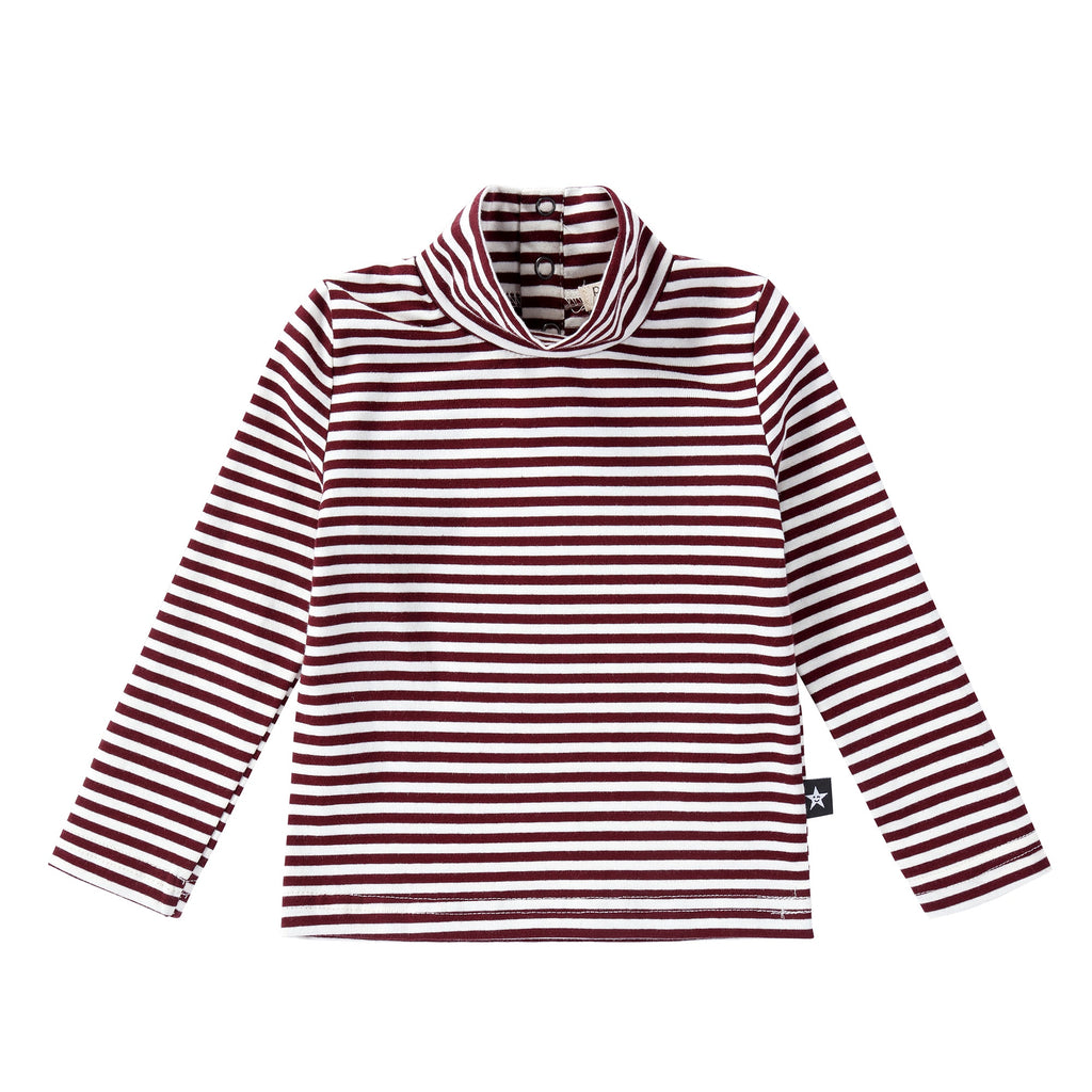 Baby Plum and Ivory Stripped Shirt