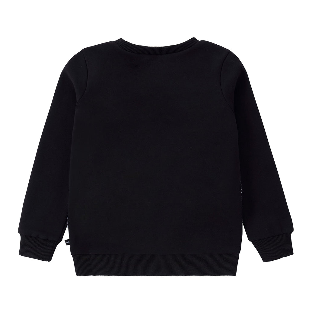 Black Sweatshirt with Sherpa Front