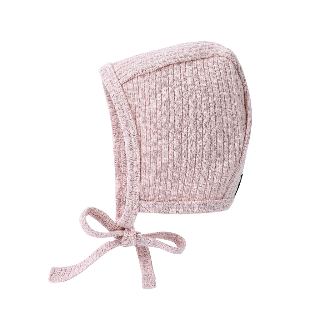 Pink Textured Waffle Hat