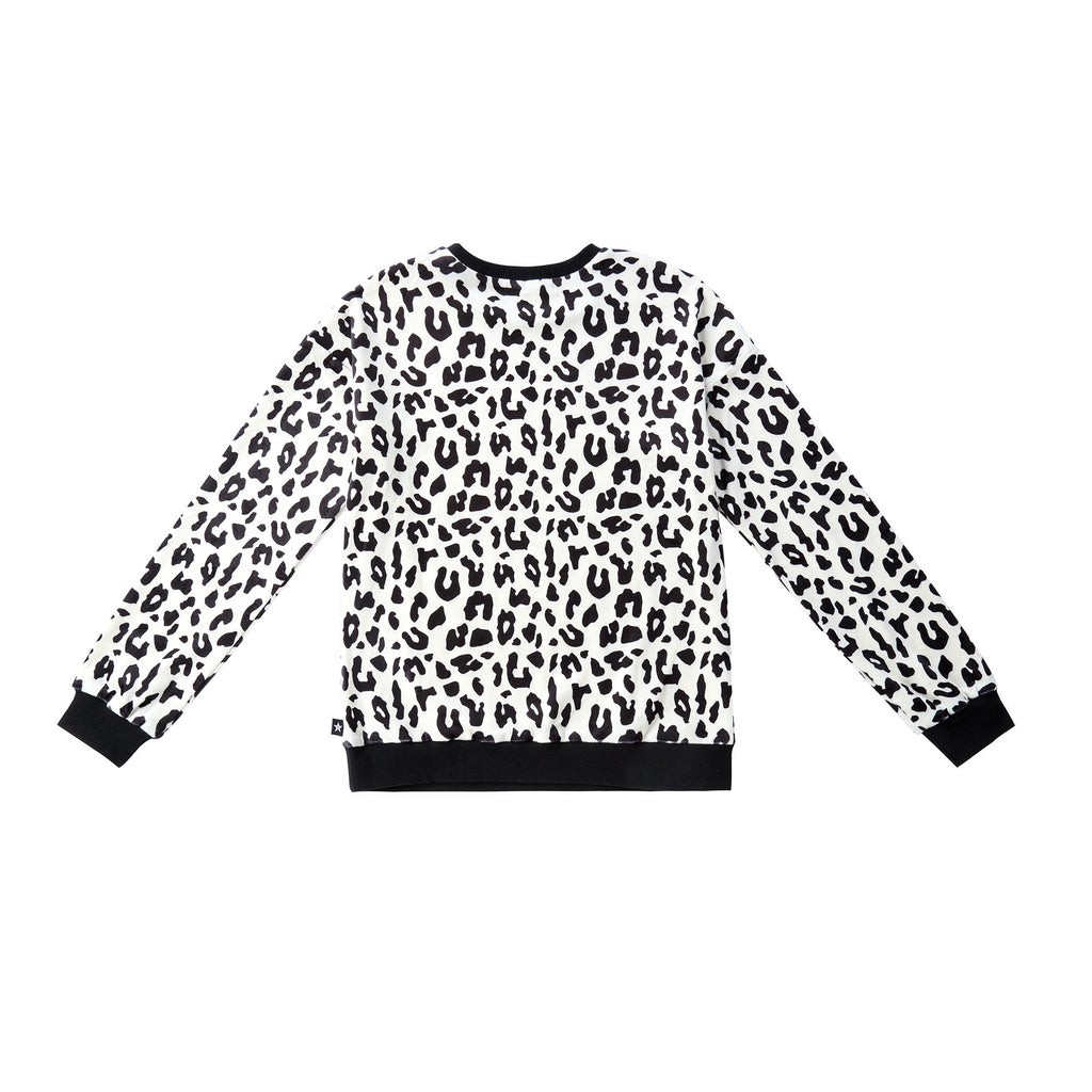 Teens Velour leopard Sweatshirt