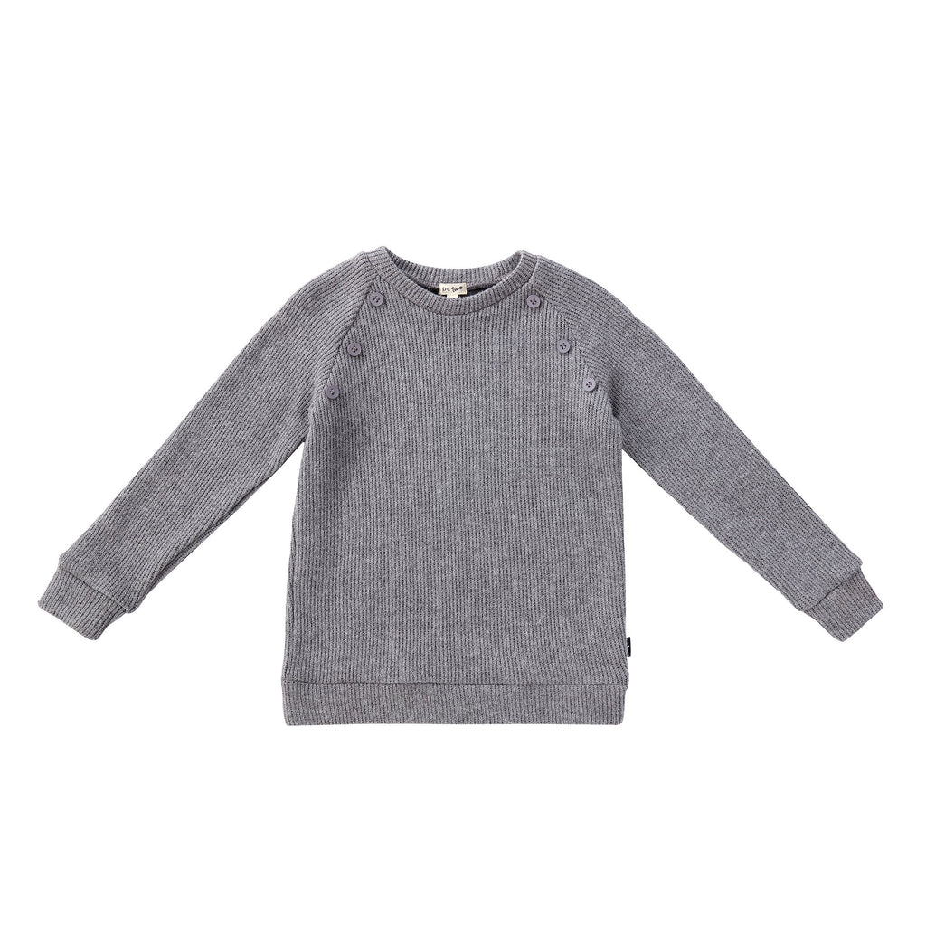 Boys  Grey Chunky Sweater
