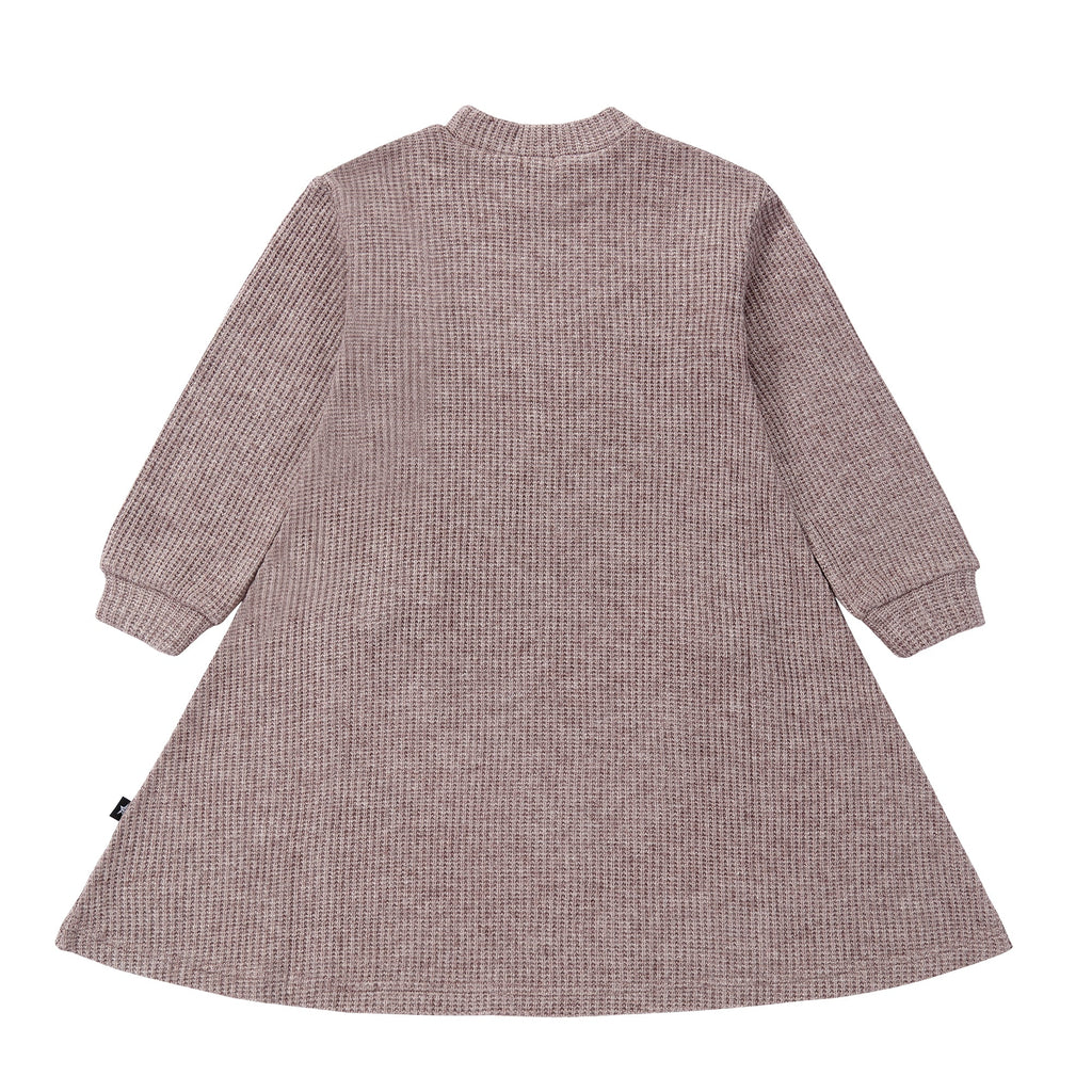 Taupe Knit Swing Dress