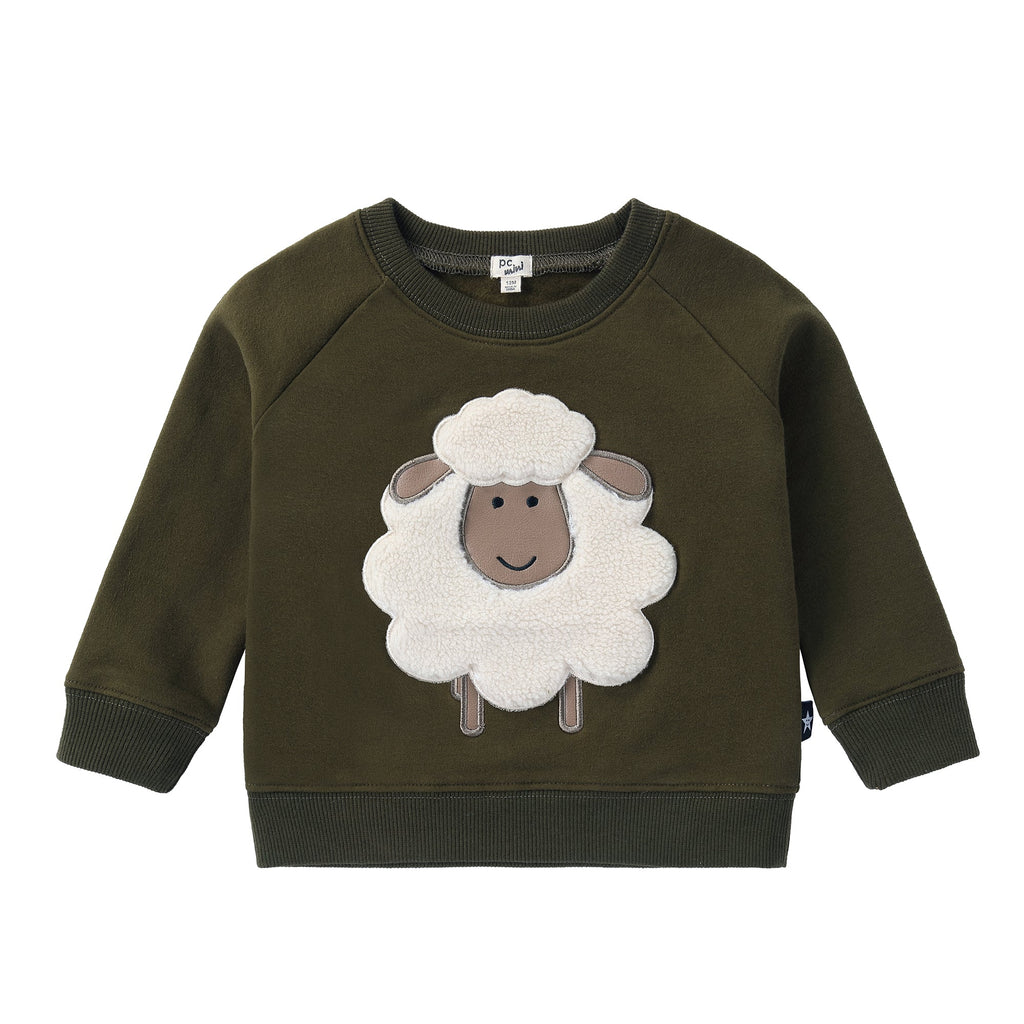 Olive Sheep Sweatshirt