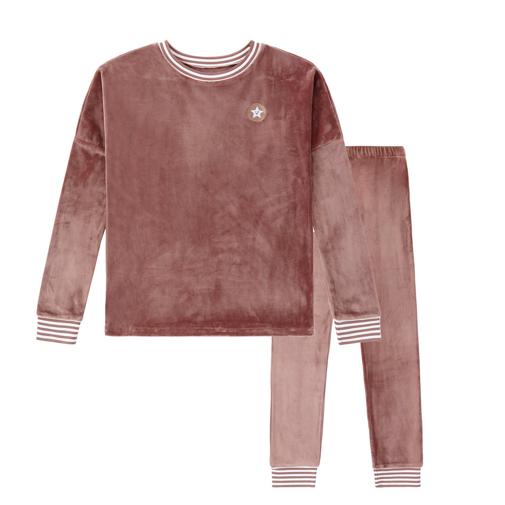 Teens Copper Velour Dolman Pajama