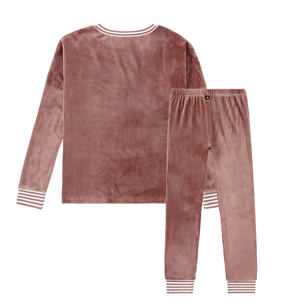 Teens Copper Velour Dolman Pajama