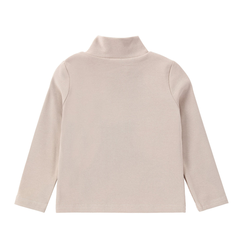 Baby Long Sleeve Tan Turtleneck