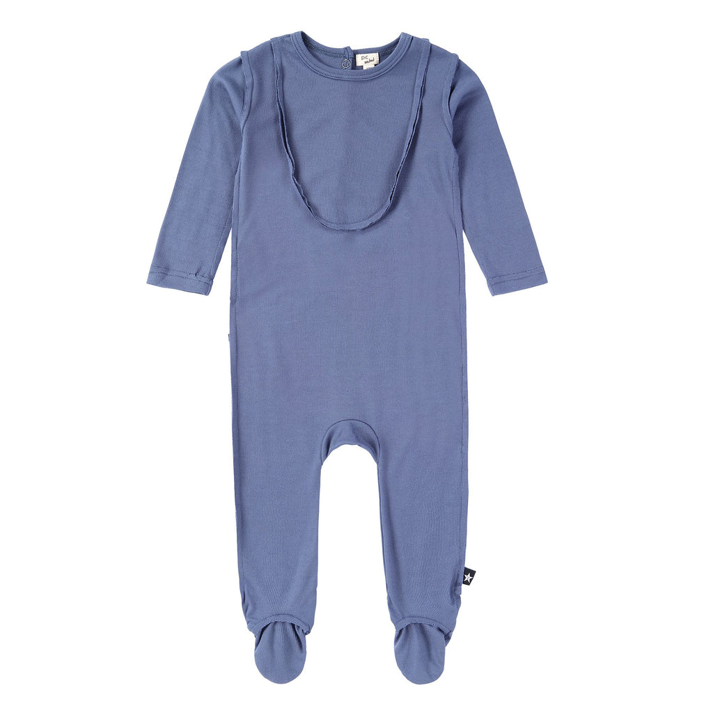 Baby Blue Ribbed Onesie