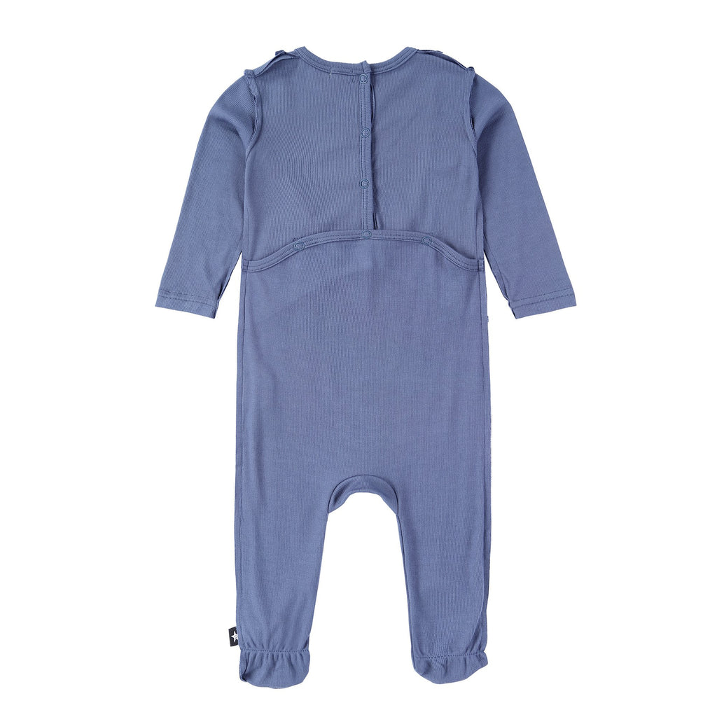 Baby Blue Ribbed Onesie