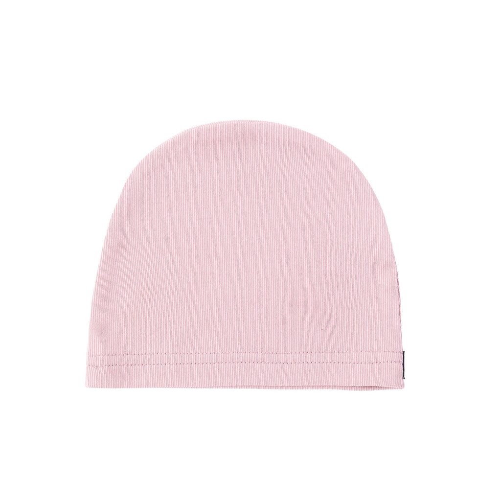 Baby Pink Ribbed Hat
