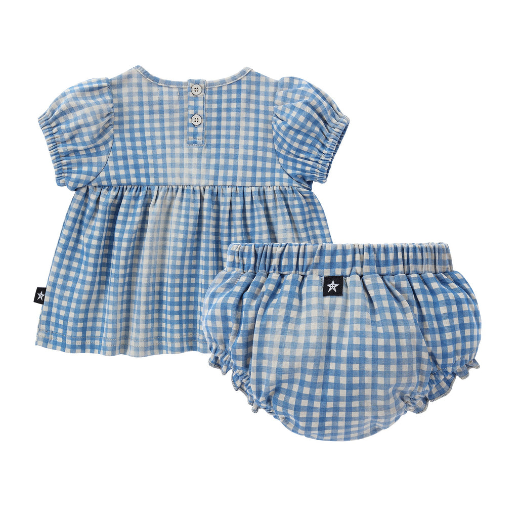 Distressed Gingham Set