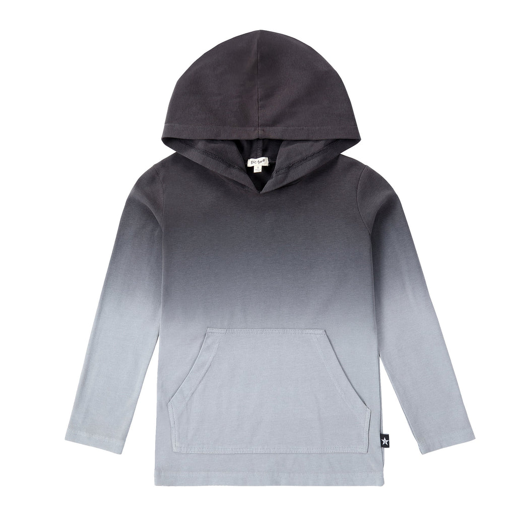 Grey Ombre Hooded Tshirt