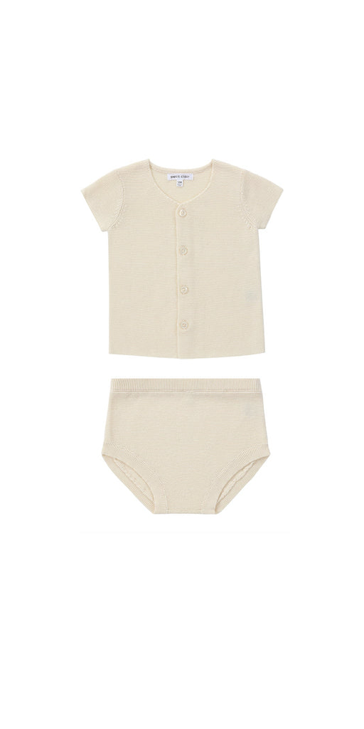 Ivory Knit Set