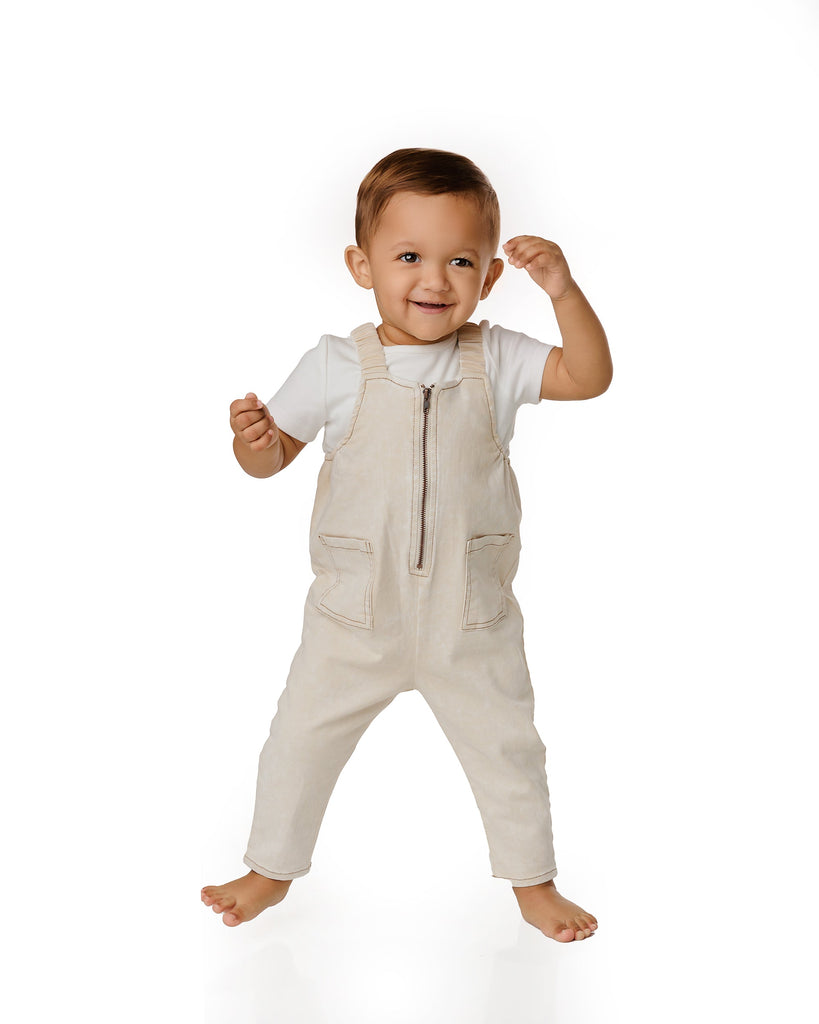 Washed Chino Romper