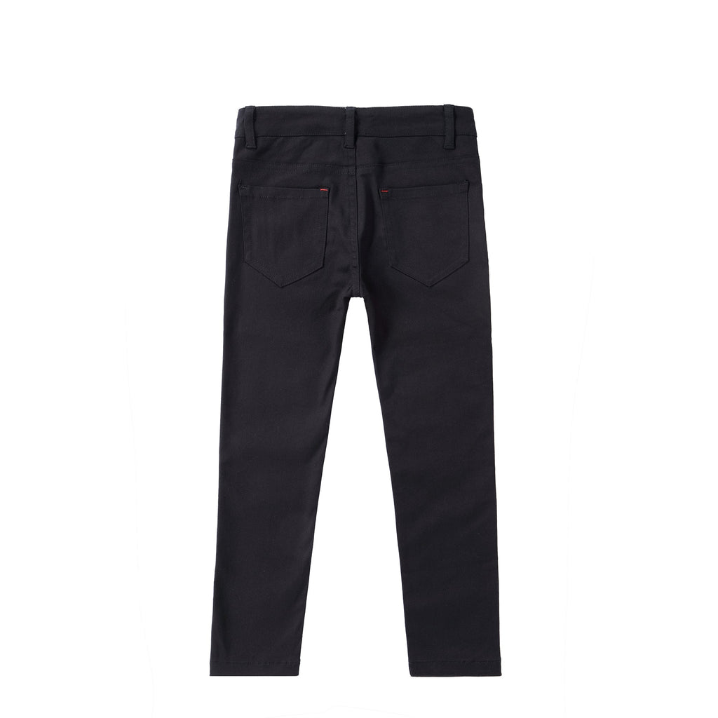 Boys Black Cotton Pants