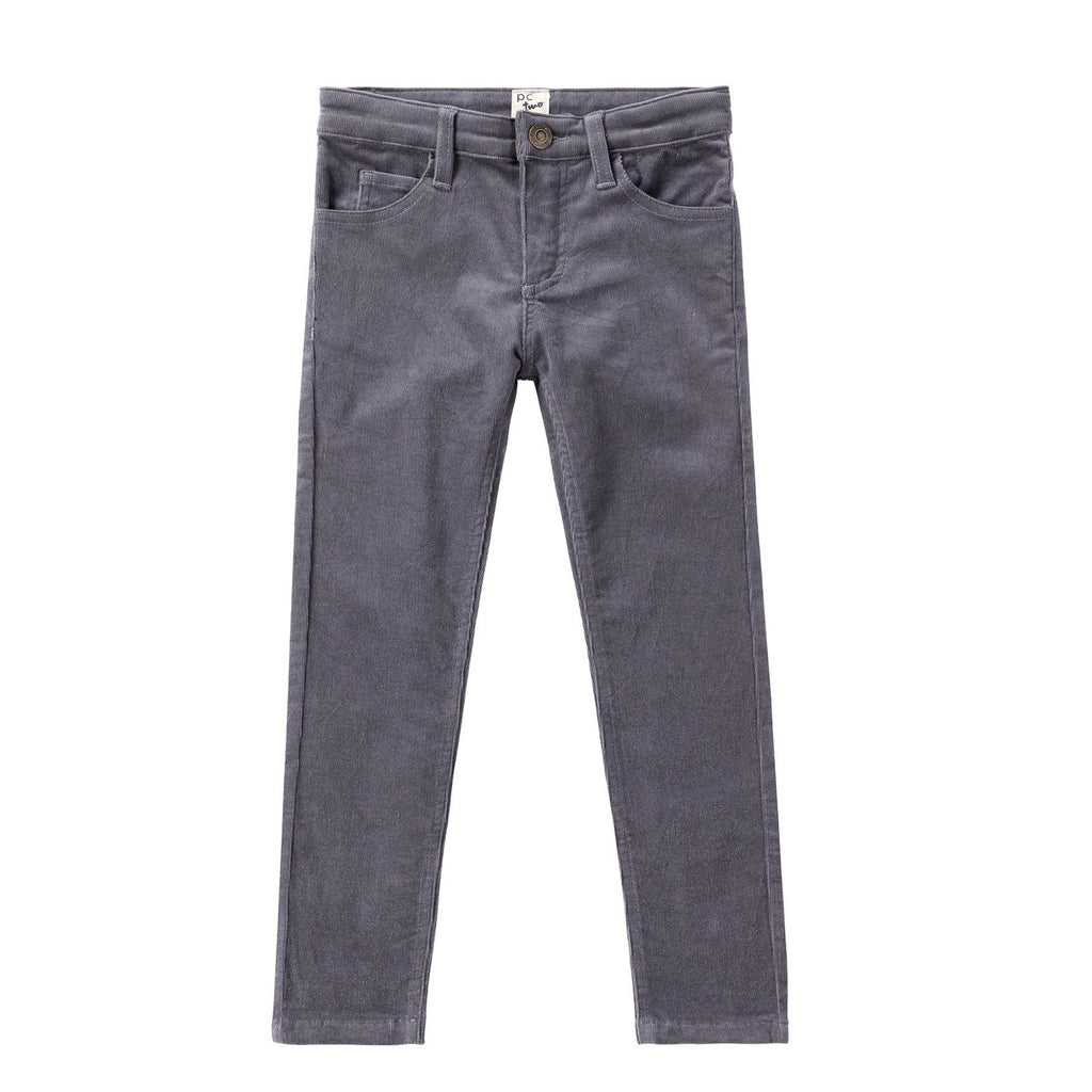 Boys Grey Corduroy Pants