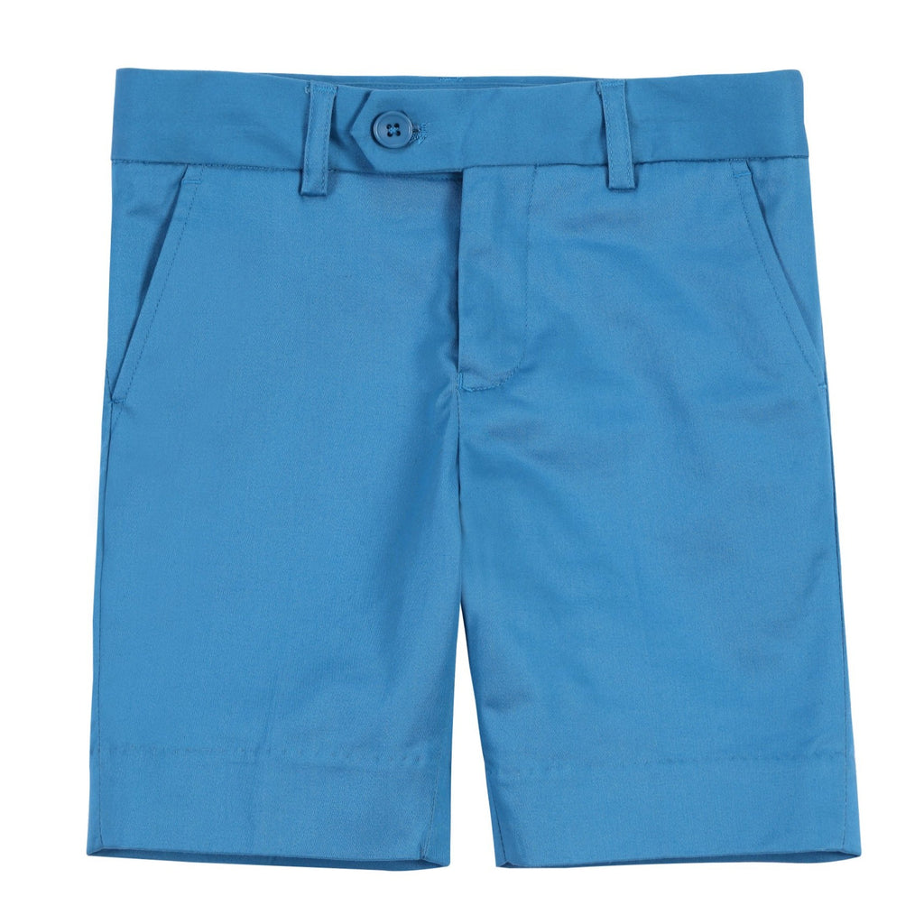 Boys Dress Shorts in Electric Blue