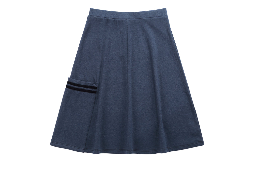 Teens' Heather Blue Skirt