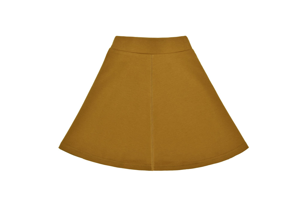 Girls' Basic Skirt in Cognac