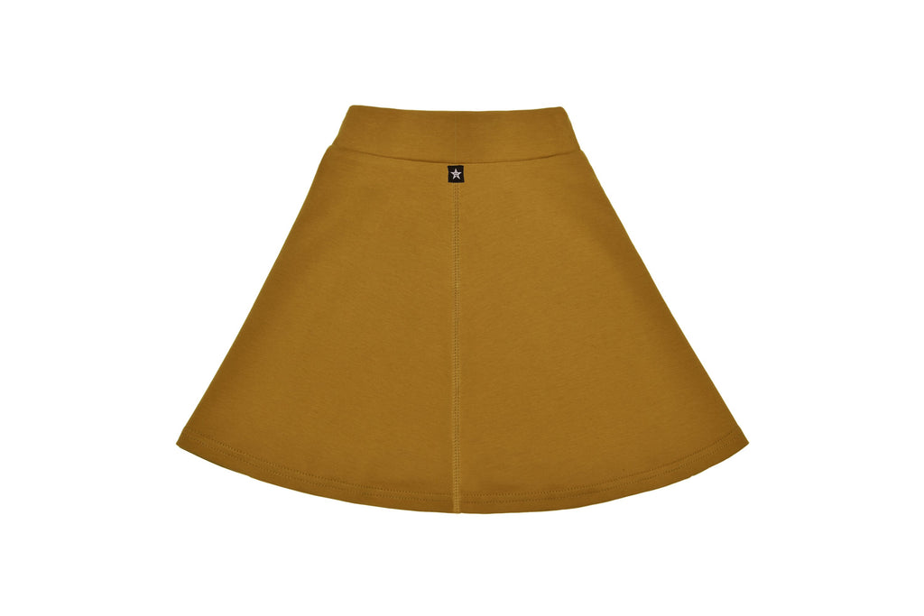 Girls' Basic Skirt in Cognac