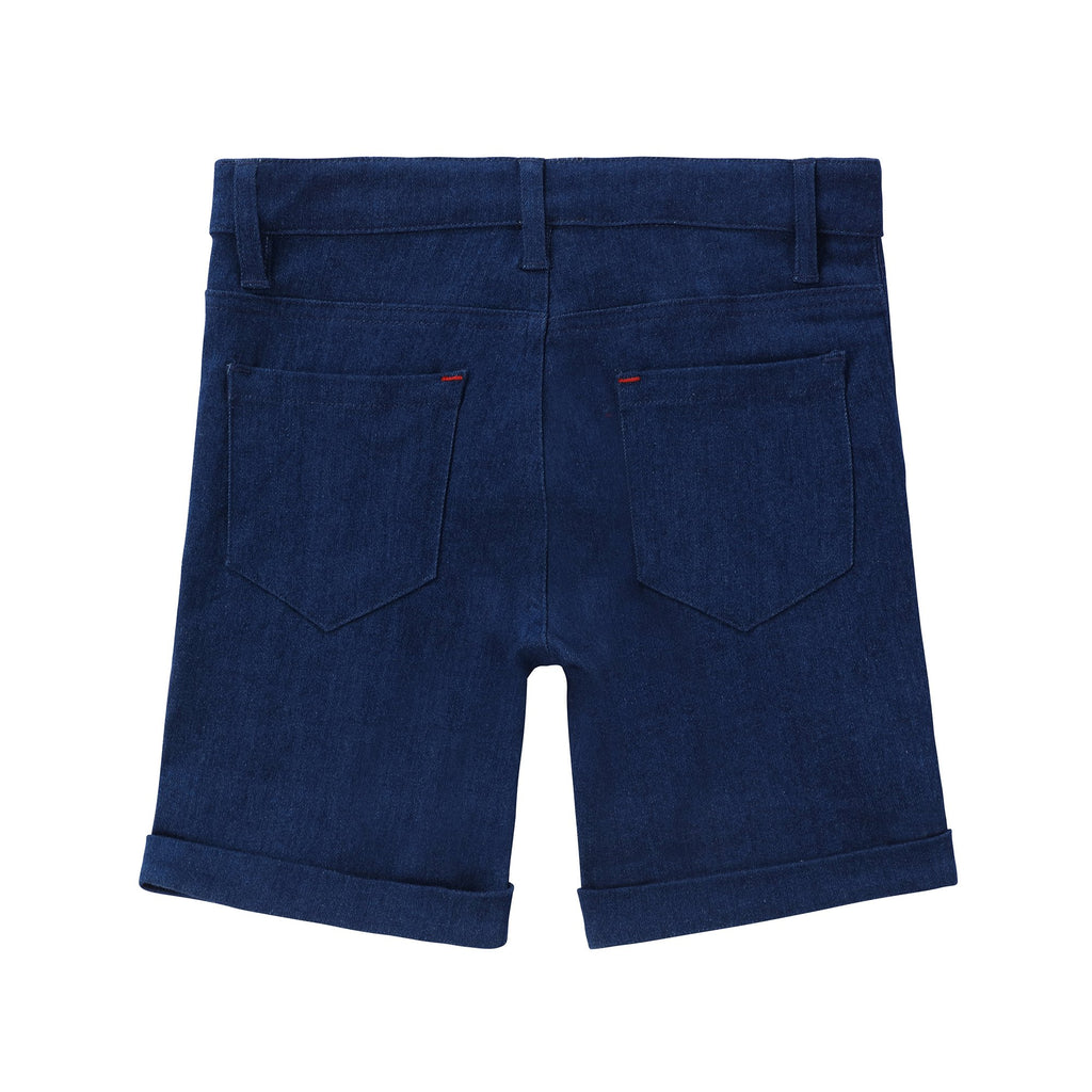 Boys Navy Denim Shorts