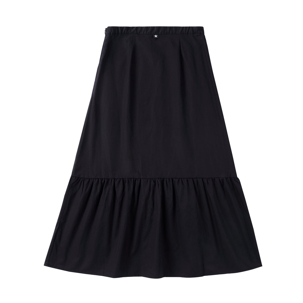 Teens Faux Button Skirt in Black