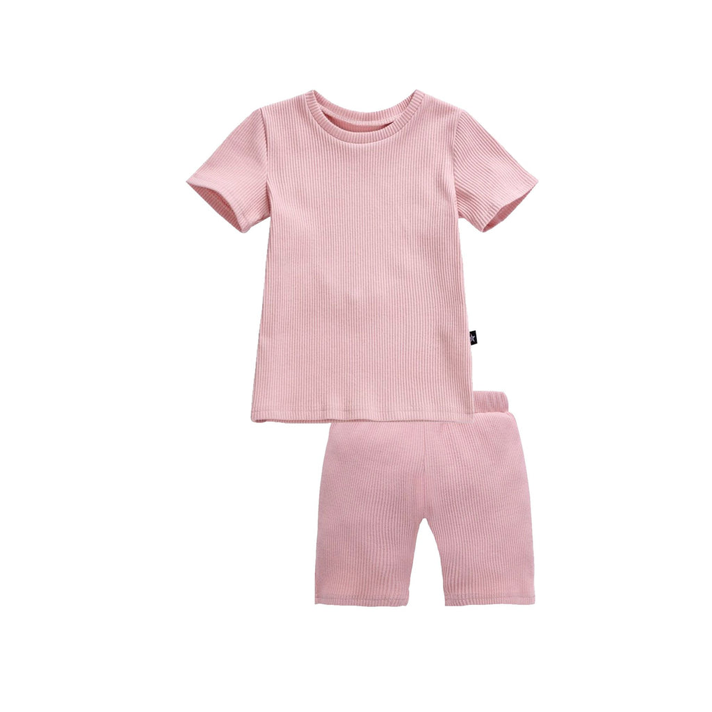Hedley Pajamas in Pink Short Sleeve